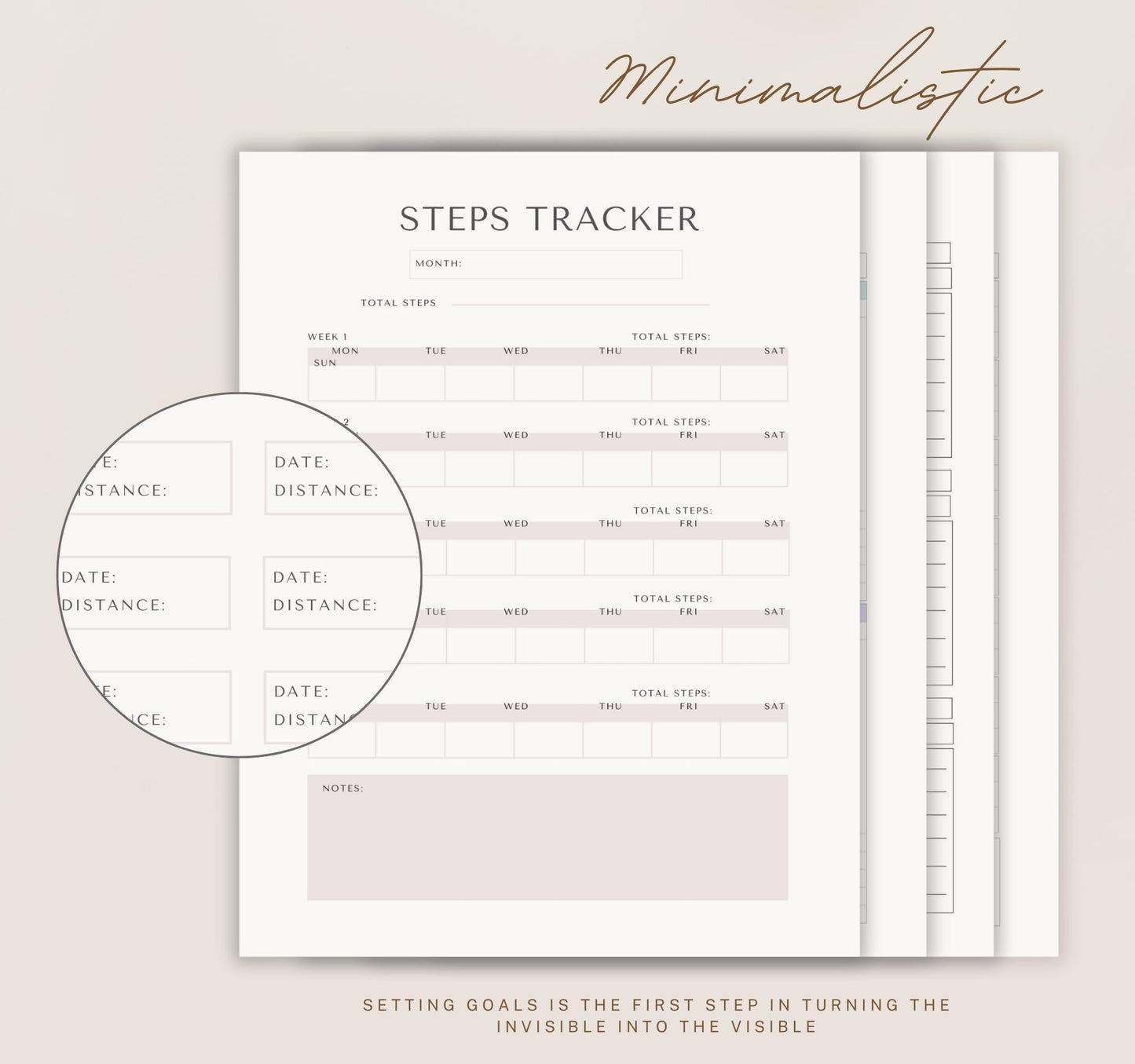 Digital Fitness Planner | Workout Tracker, Meal & Exercise Log, Health & Wellness Journal PDF Download