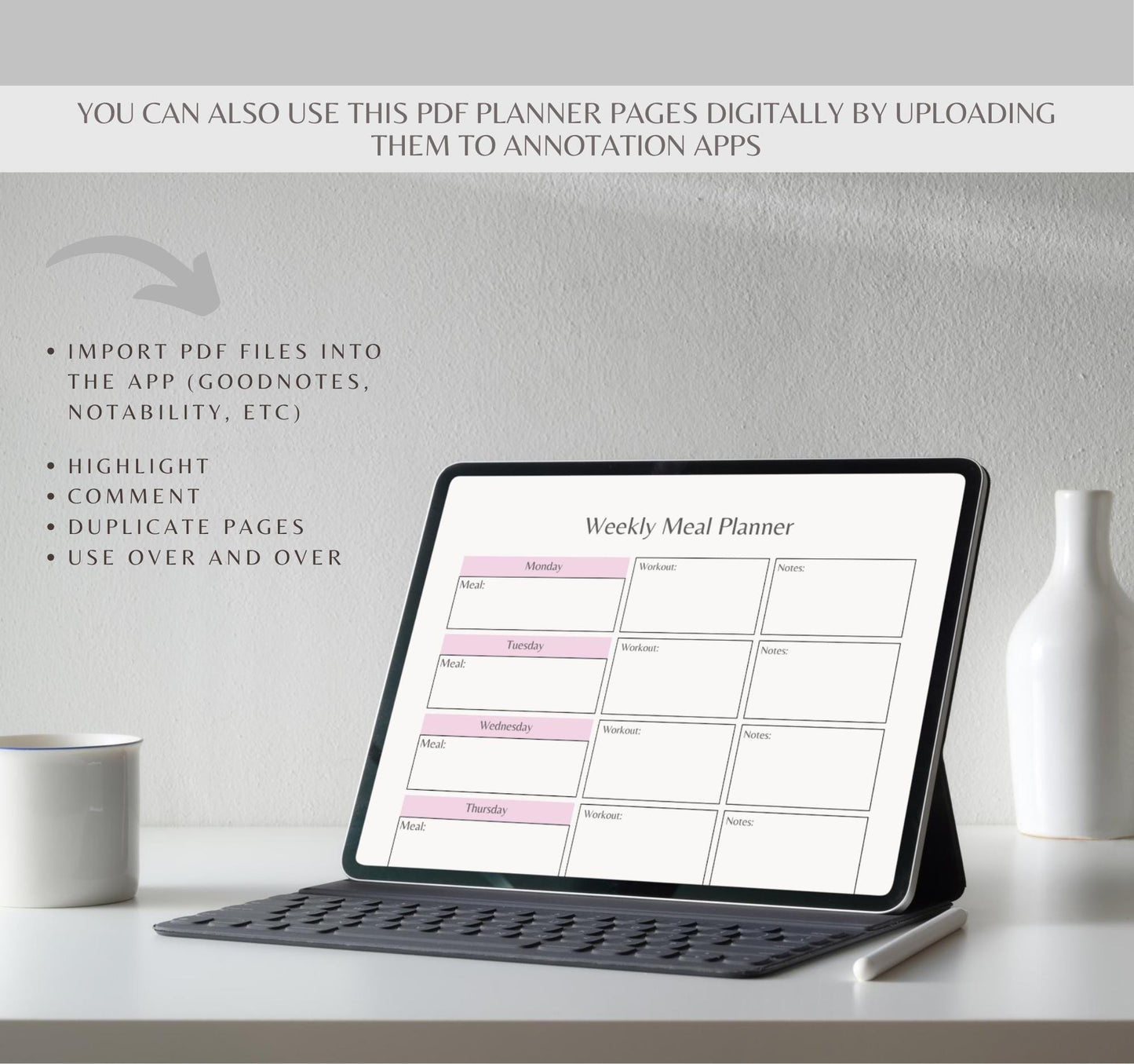 Health & Wellness Planner | Self-Care Journal, Habit Tracker & Goal-Setting Organizer PDF Download