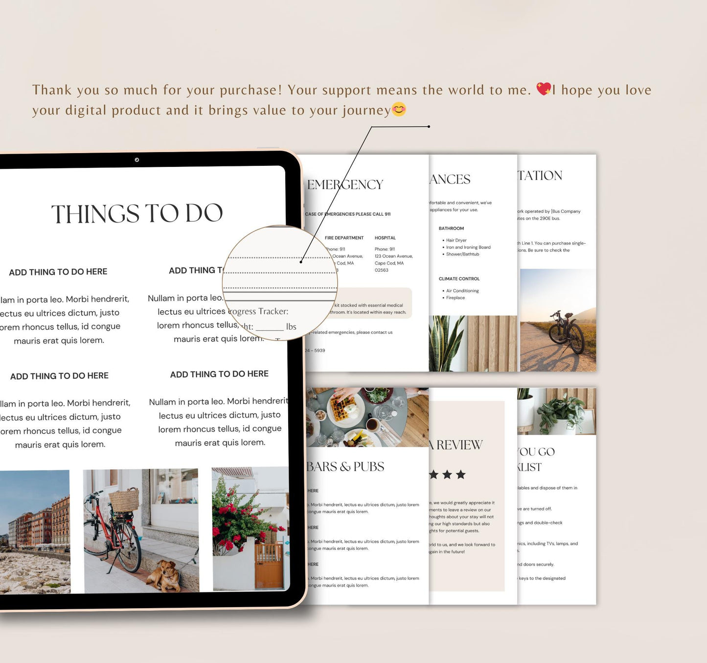 Airbnb Welcome Book Template | Editable Canva Guide for Short-Term Rentals & Vacation Homes
