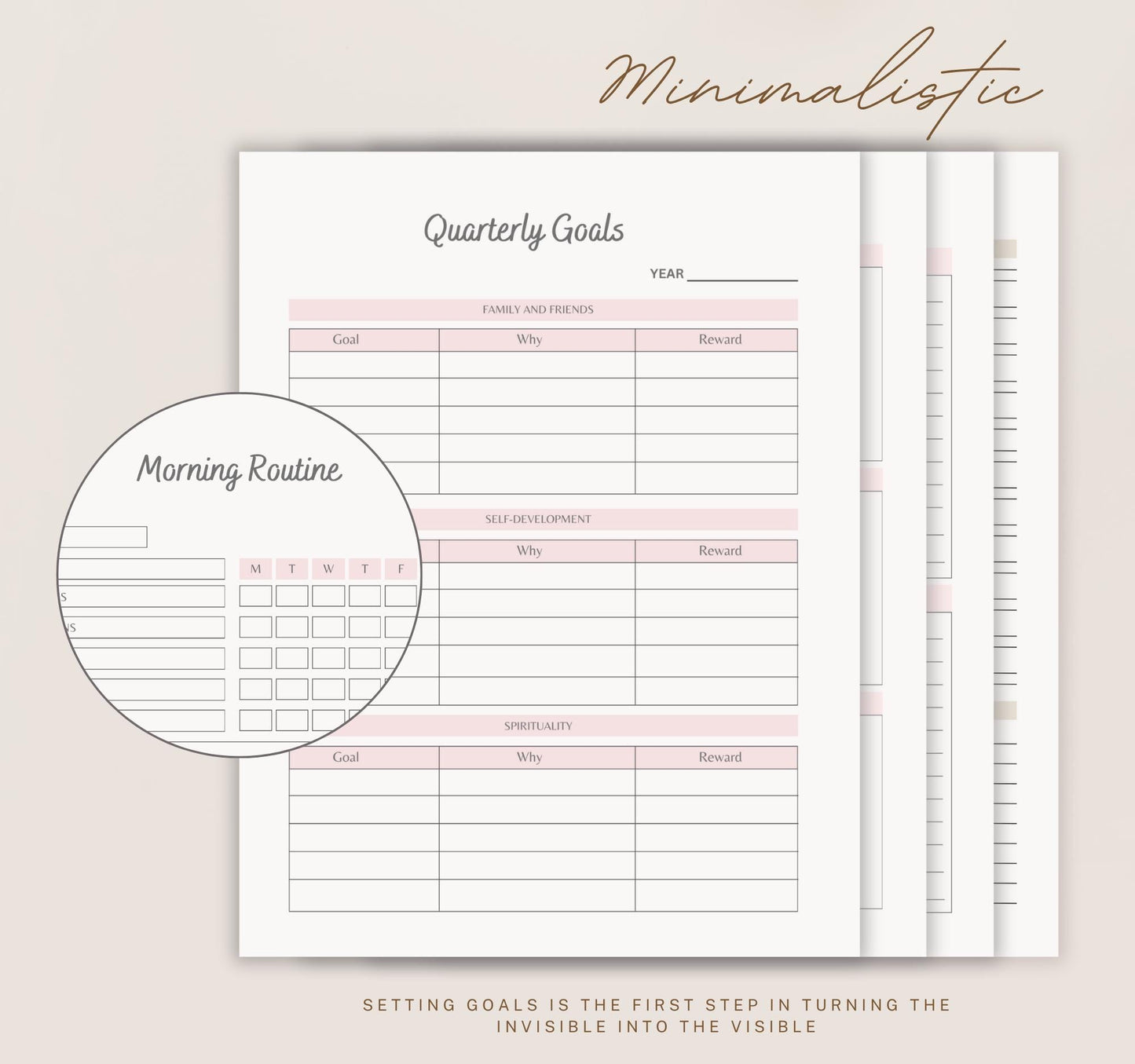 Mental Health Planner Bundle | Self-Care Journal, Anxiety Tracker & Wellness Organizer PDF