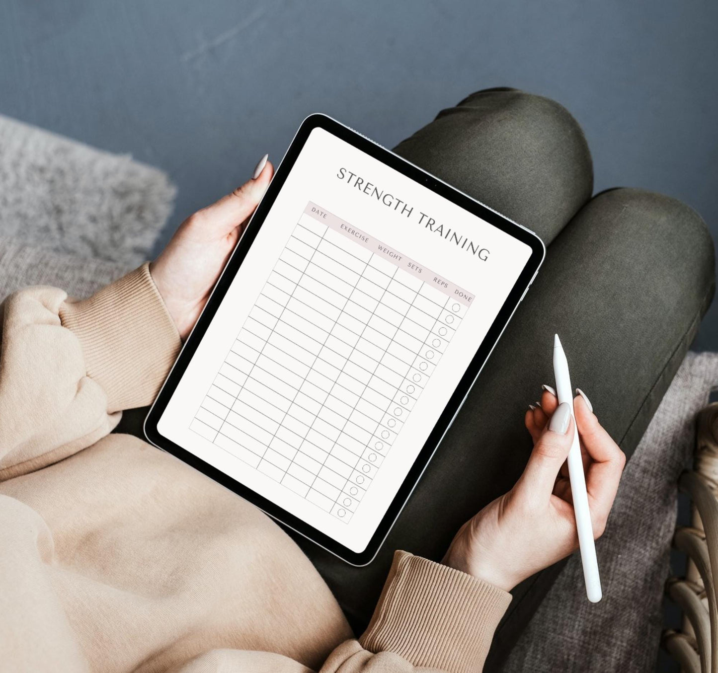 Digital Fitness Planner | Workout Tracker, Meal & Exercise Log, Health & Wellness Journal PDF Download