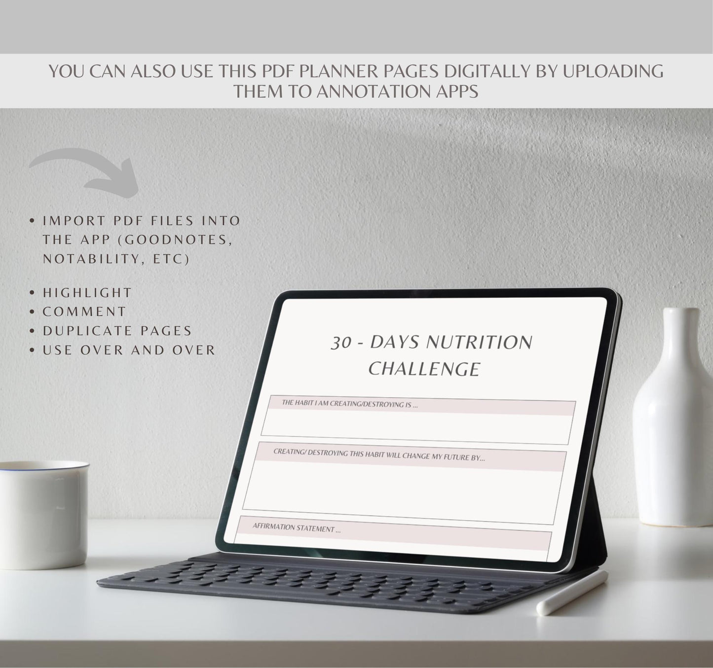 Nutrition Plan for Busy Moms, 9–5 Workers & Vegetarians | Meal Prep Guide & Healthy Eating Planner PDF