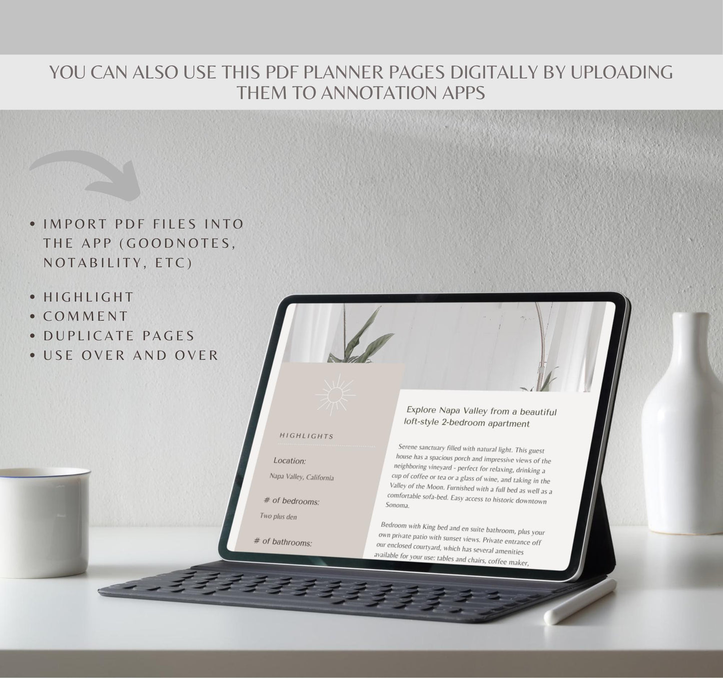 Minimalist Welcome Book Template | Editable Canva Guide for Short-Term Rentals & Vacation Homes