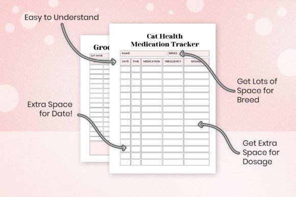 Cat Care Planner | Printable Pet Journal, Health Record & Vet Appointment Tracker | Digital Download