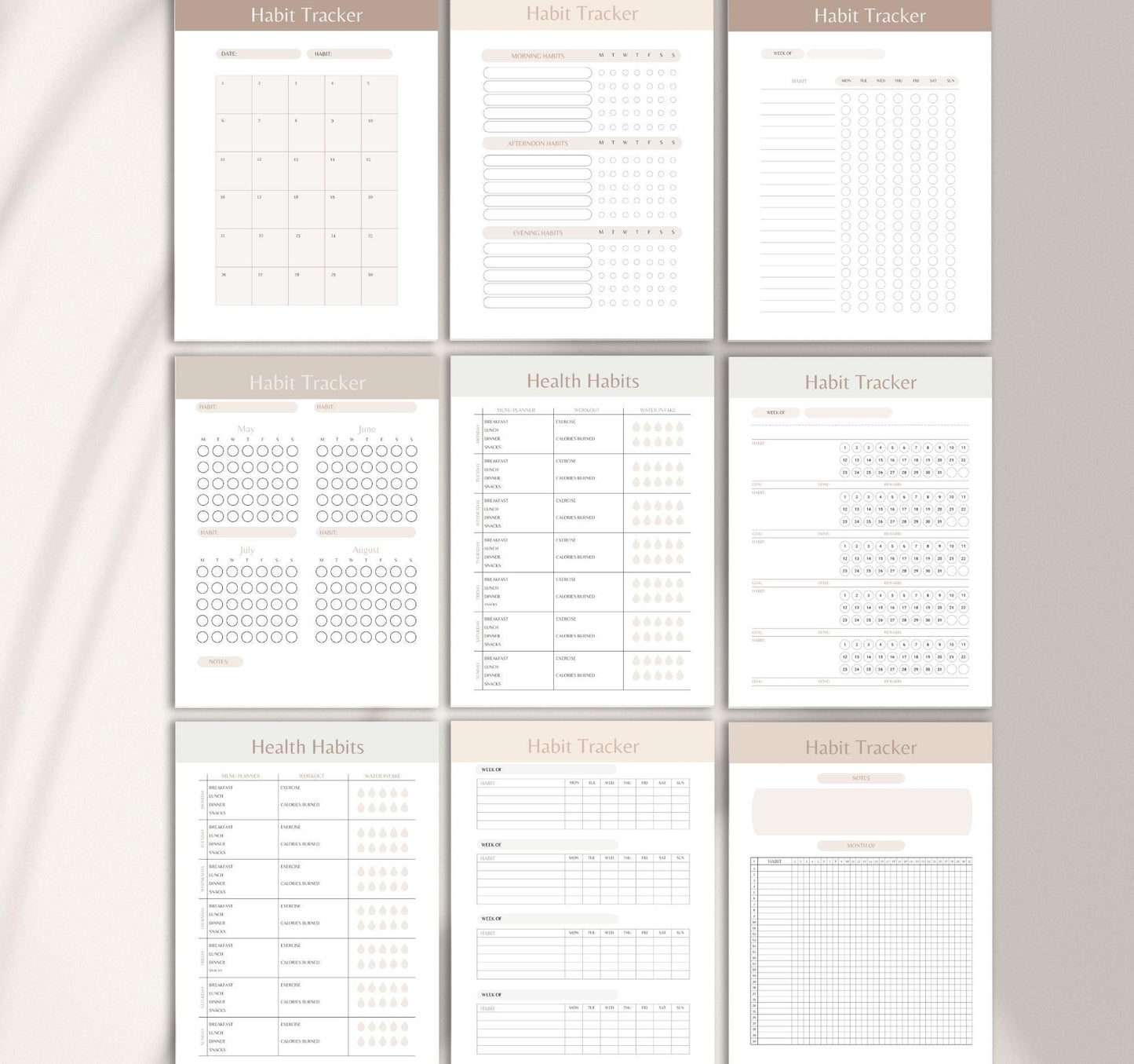 Student Planner Bundle | Study & Revision Planner, Habit Tracker & Notion Dashboard | Academic Pack