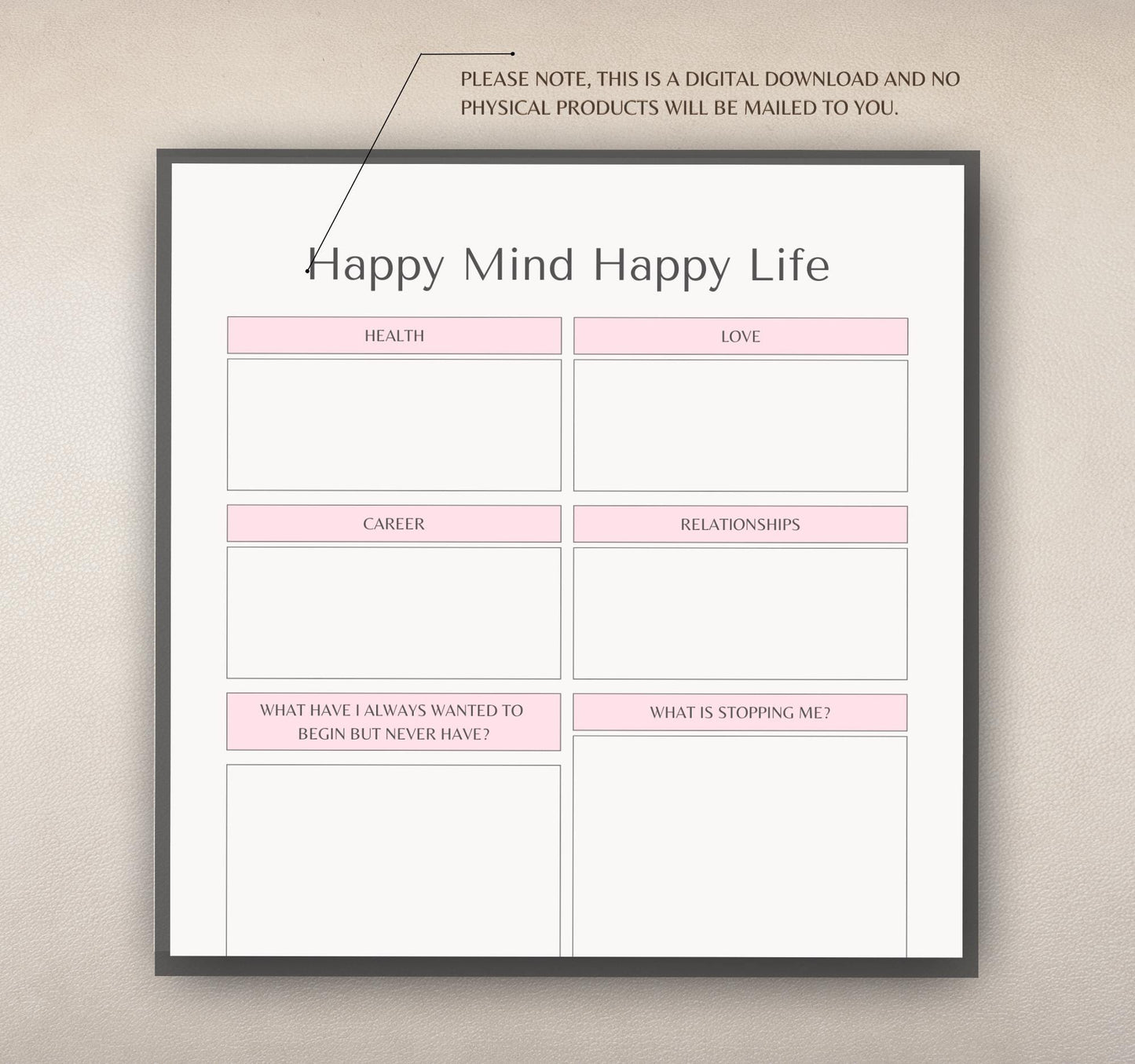 Wellness Planner | Self-Care Journal, Habit Tracker, Mental Health & Fitness Organizer PDF Download