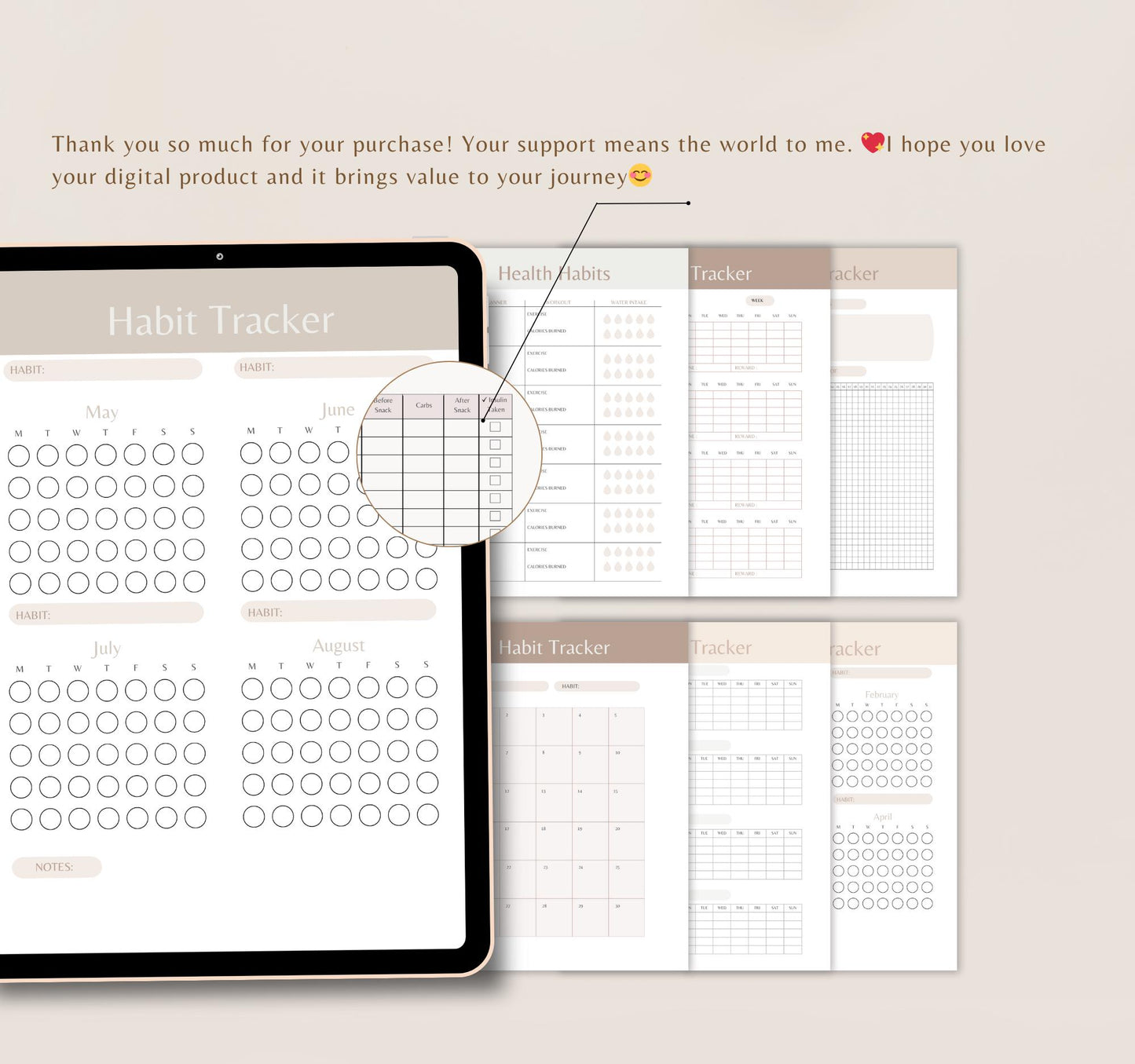 Student Planner Bundle | Study & Revision Planner, Habit Tracker & Notion Dashboard | Academic Pack
