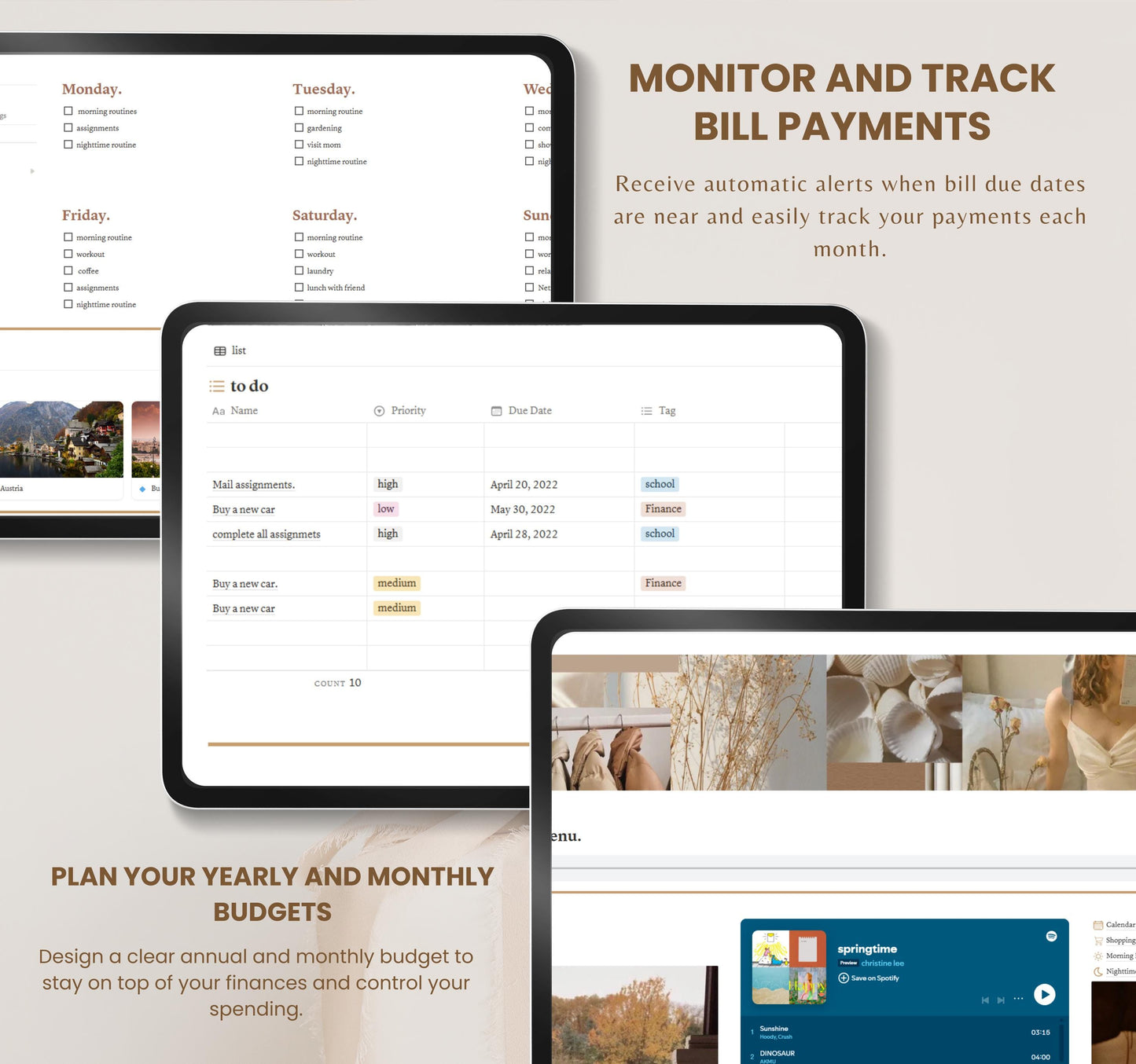 Ultimate Notion Template | All-in-One Digital Dashboard & Productivity System | Life & Business Organizer
