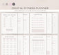 Digital Fitness Planner | Workout Tracker, Meal & Exercise Log, Health & Wellness Journal PDF Download
