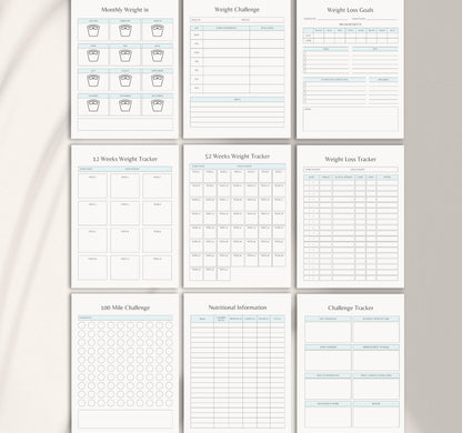 Health Digital Planner | Wellness Journal, Fitness & Meal Tracker, Self-Care & Medical Log PDF Download