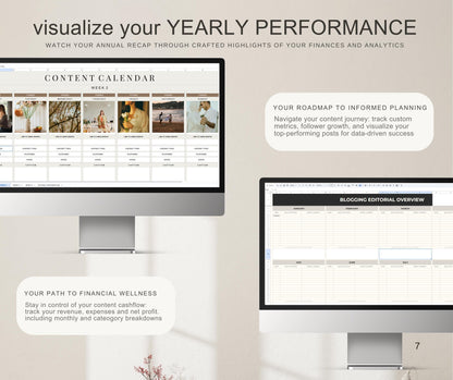 Content Calendar Spreadsheet | Social Media Planner | Editable Google Sheets & Excel Template