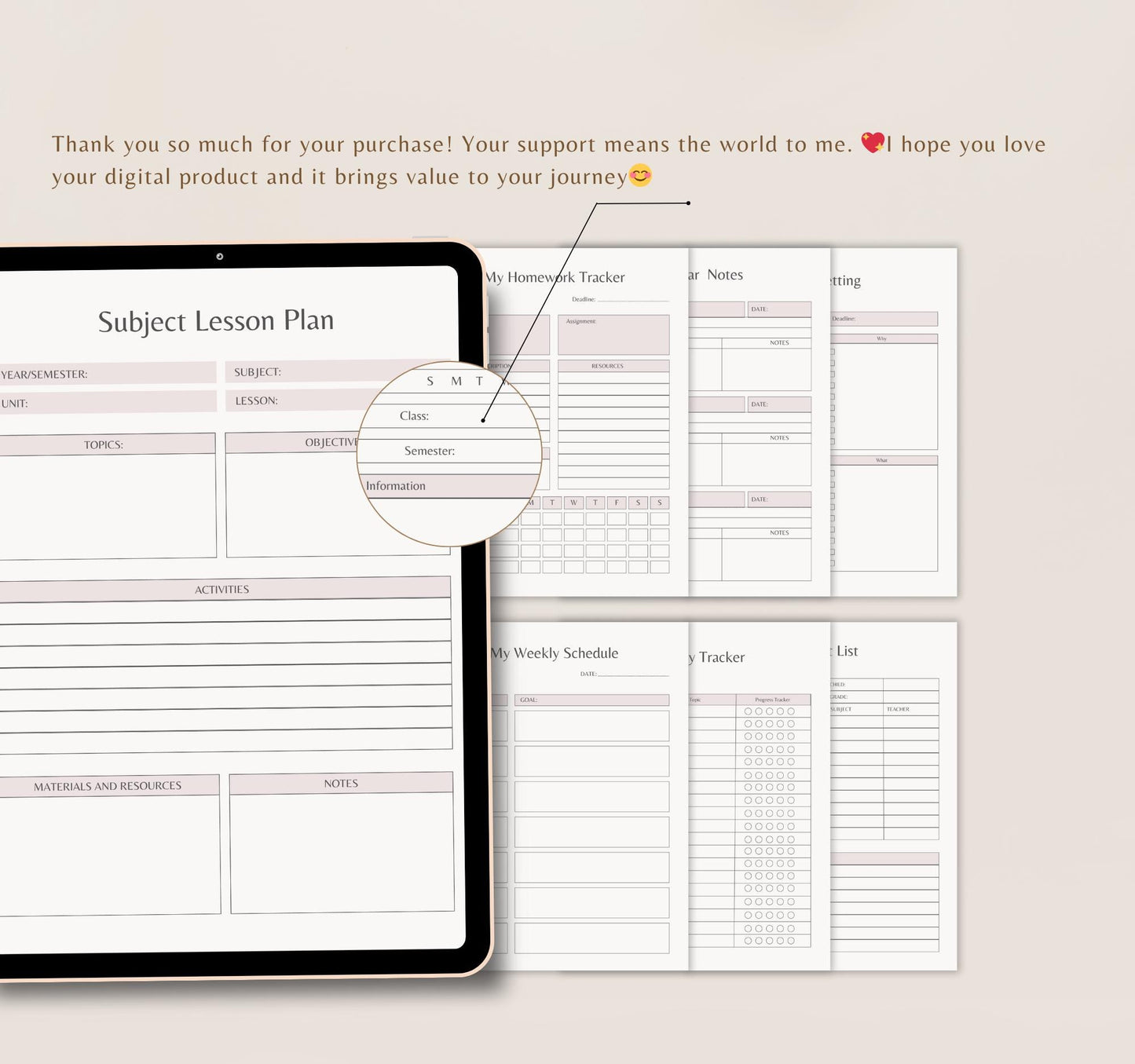 Study & Revision Planner | Academic Organizer, Exam Prep & Homework Tracker PDF Download