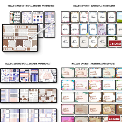 Digital Daily Planner | Hyperlinked Routine & Activities Organizer | Clickable PDF for iPad & GoodNotes