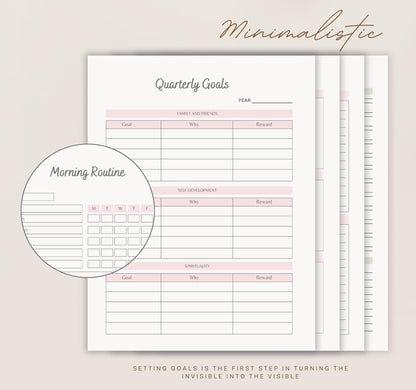 Mental Health Planner Bundle | Self-Care Journal, Anxiety Tracker & Wellness Organizer PDF