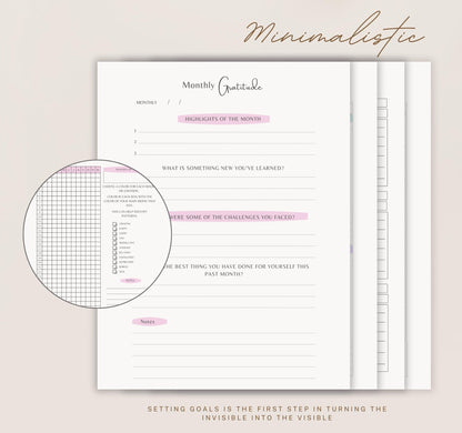 Mood Tracker Journal | Mental Health Log, Anxiety Tracker & Self-Care Diary PDF Download