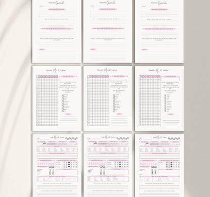 Mood Tracker Journal | Mental Health Log, Anxiety Tracker & Self-Care Diary PDF Download