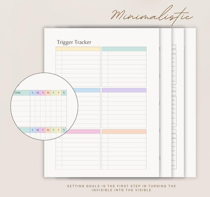 Digital Self-Care Planner | Wellness Journal, Habit Tracker & Mental Health Organizer PDF Download