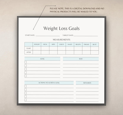 Health Digital Planner | Wellness Journal, Fitness & Meal Tracker, Self-Care & Medical Log PDF Download