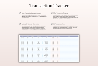Business & Finance Bundle | Income & Expense Tracker, ChatGPT Prompts & Content Creator Spreadsheet | Digital Download
