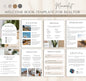 Airbnb Welcome Book Template | Editable Canva Guide for Short-Term Rentals & Vacation Homes