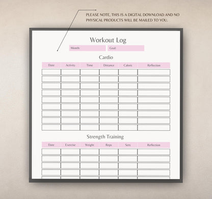 Health & Wellness Planner | Self-Care Journal, Habit Tracker & Goal-Setting Organizer PDF Download